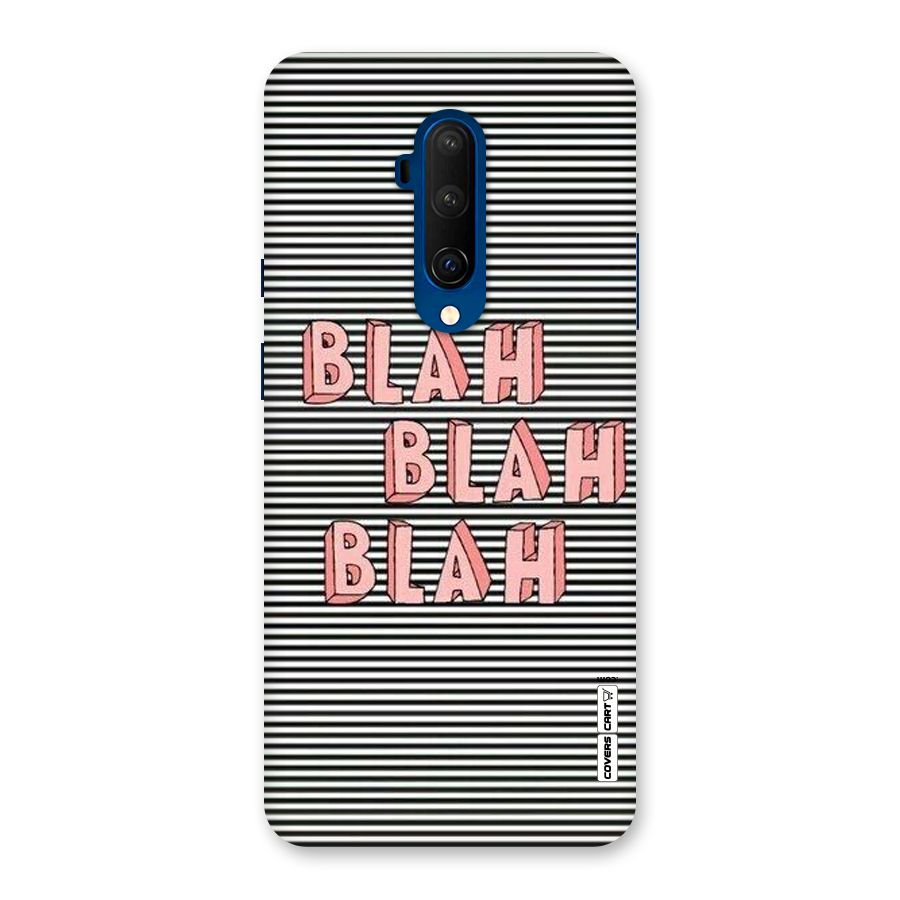 Blah Stripes Back Case for OnePlus 7T Pro