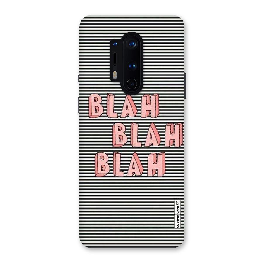 Blah Stripes Back Case for OnePlus 8 Pro