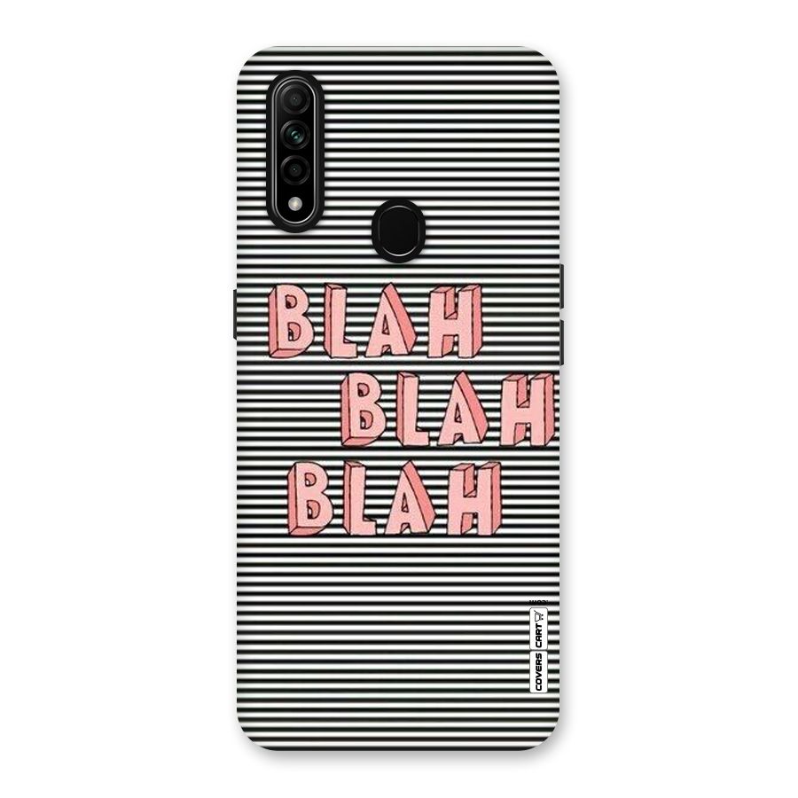 Blah Stripes Back Case for Oppo A31