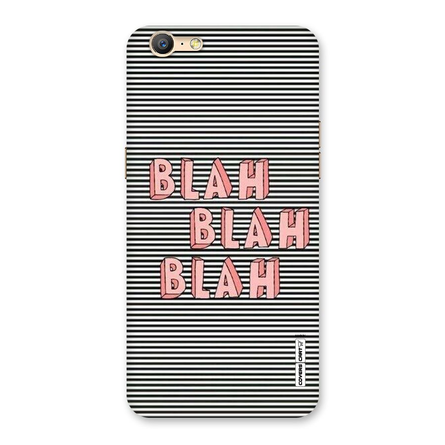Blah Stripes Back Case for Oppo A39