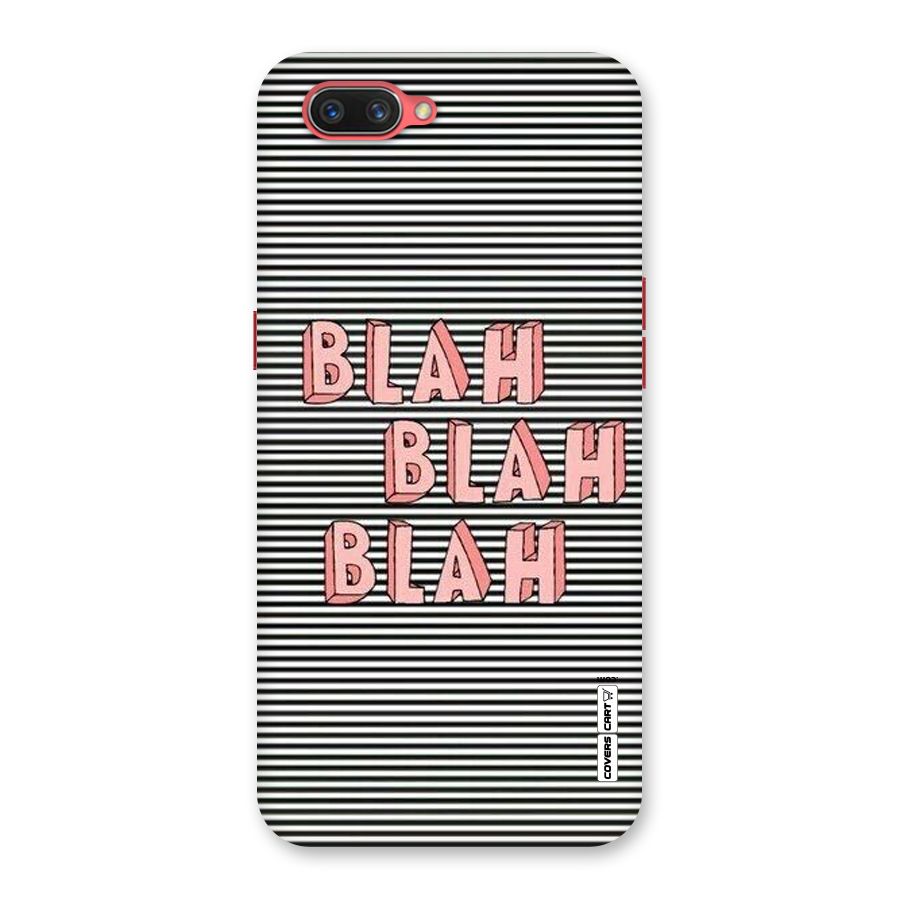 Blah Stripes Back Case for Oppo A3s