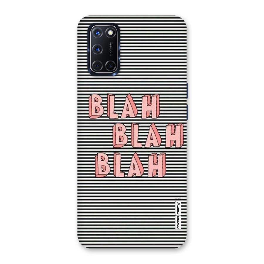 Blah Stripes Back Case for Oppo A52