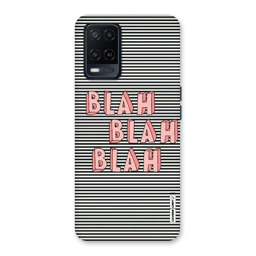 Blah Stripes Back Case for Oppo A54