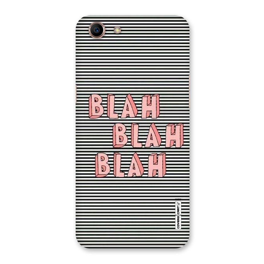 Blah Stripes Back Case for Oppo A83 (2018)