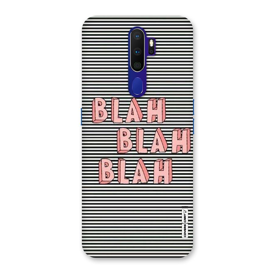 Blah Stripes Back Case for Oppo A9 (2020)