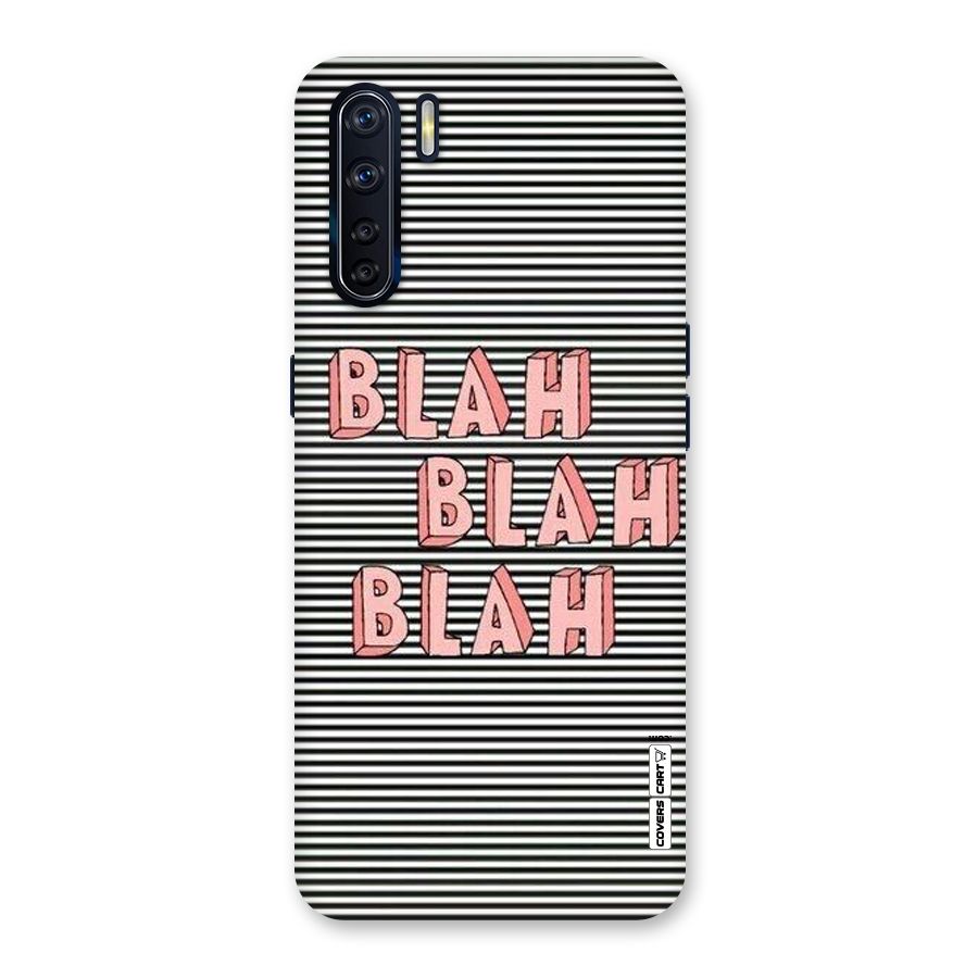 Blah Stripes Back Case for Oppo F15