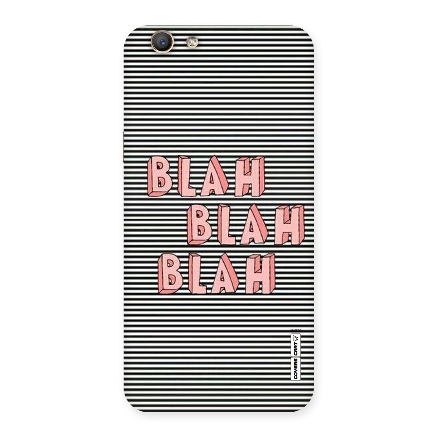 Blah Stripes Back Case for Oppo F1s