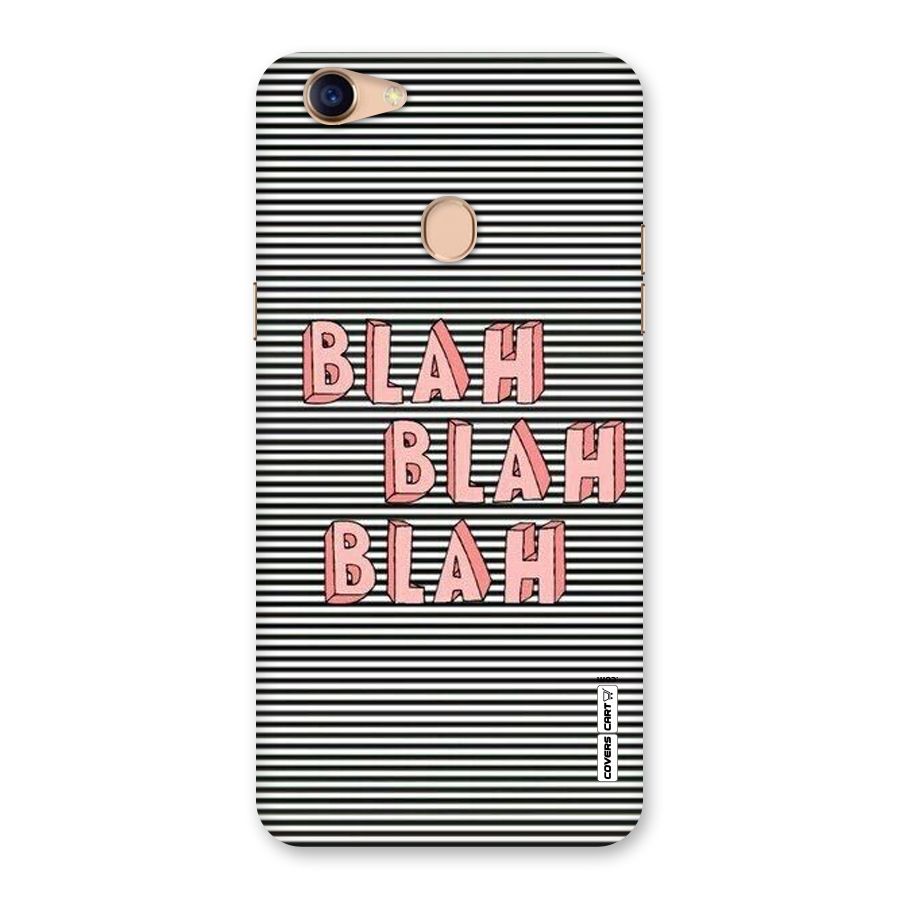 Blah Stripes Back Case for Oppo F5 Youth