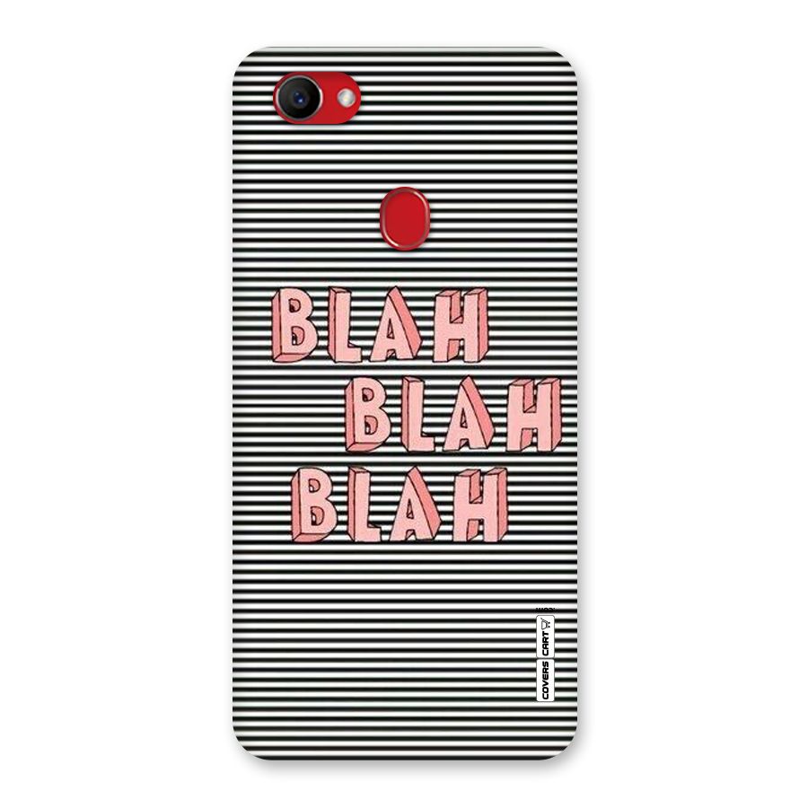 Blah Stripes Back Case for Oppo F7