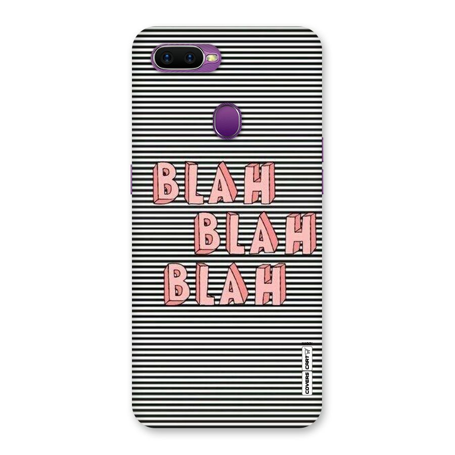 Blah Stripes Back Case for Oppo F9
