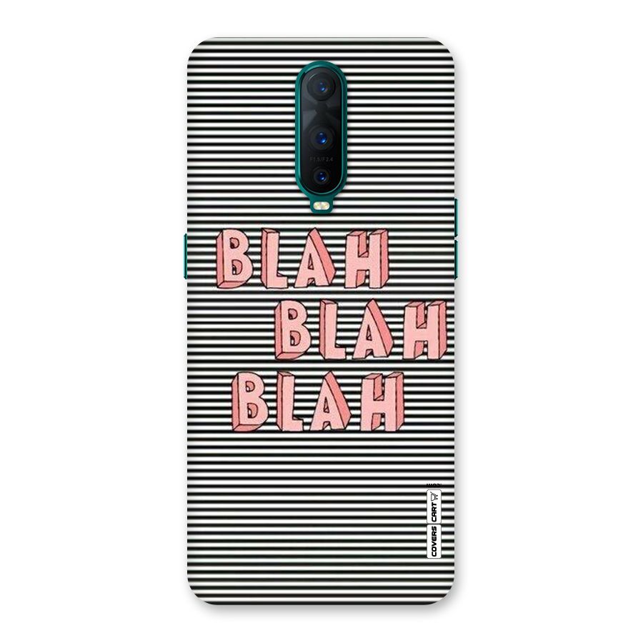 Blah Stripes Back Case for Oppo R17 Pro