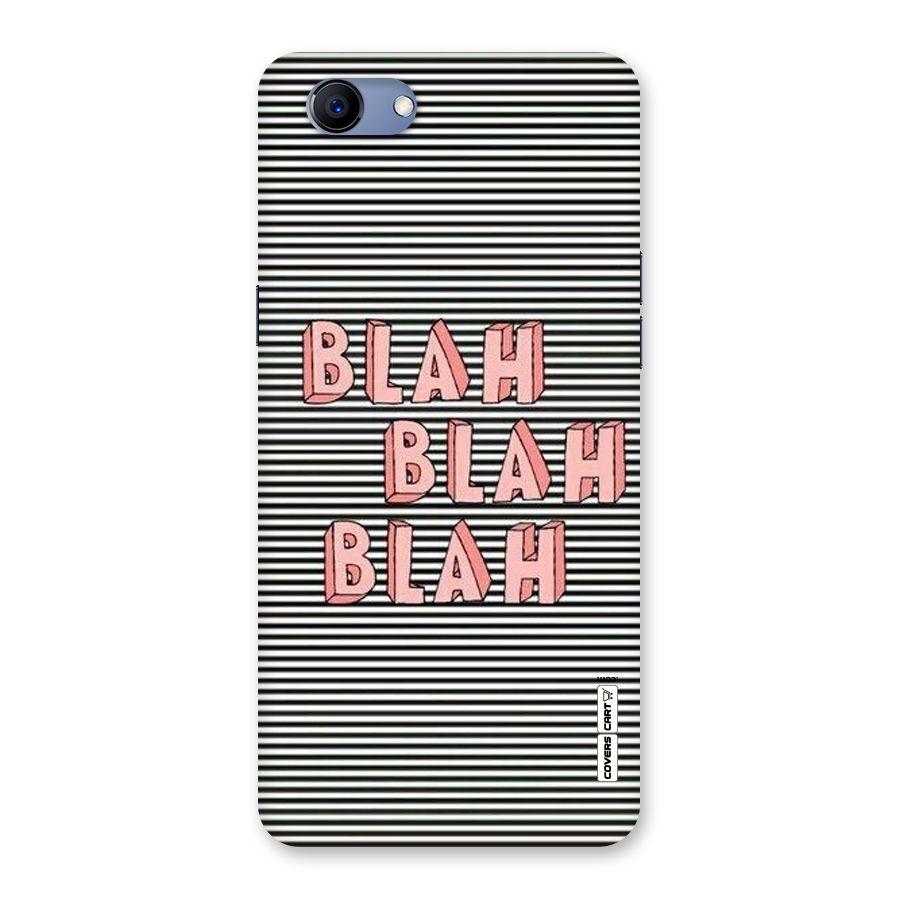 Blah Stripes Back Case for Oppo Realme 1
