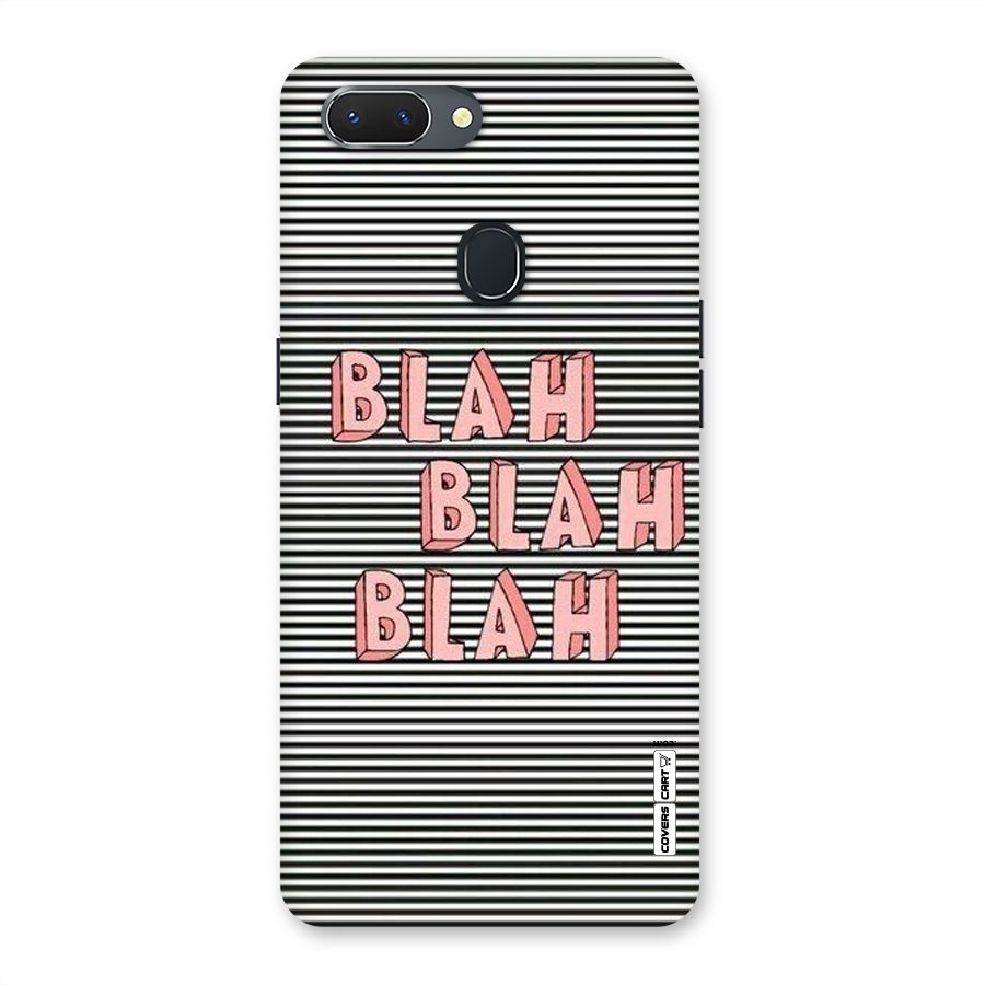 Blah Stripes Back Case for Oppo Realme 2