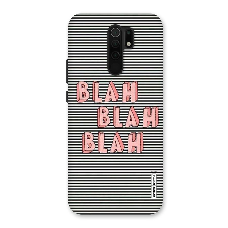 Blah Stripes Back Case for Poco M2