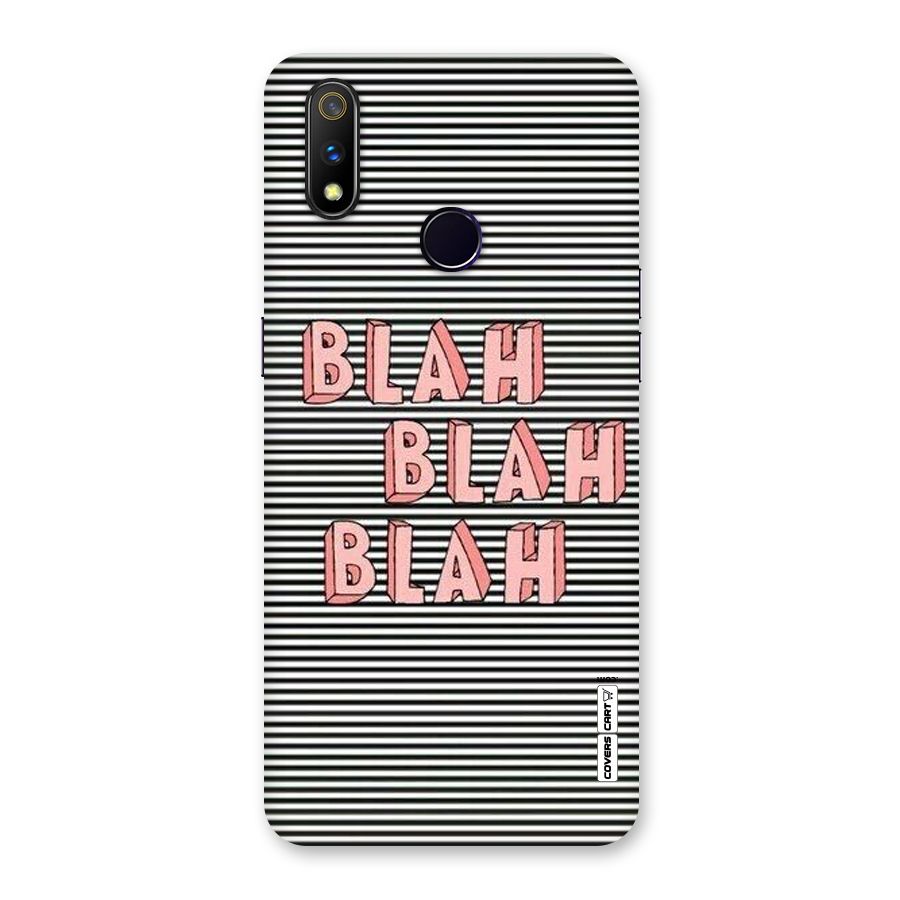 Blah Stripes Back Case for Realme 3 Pro