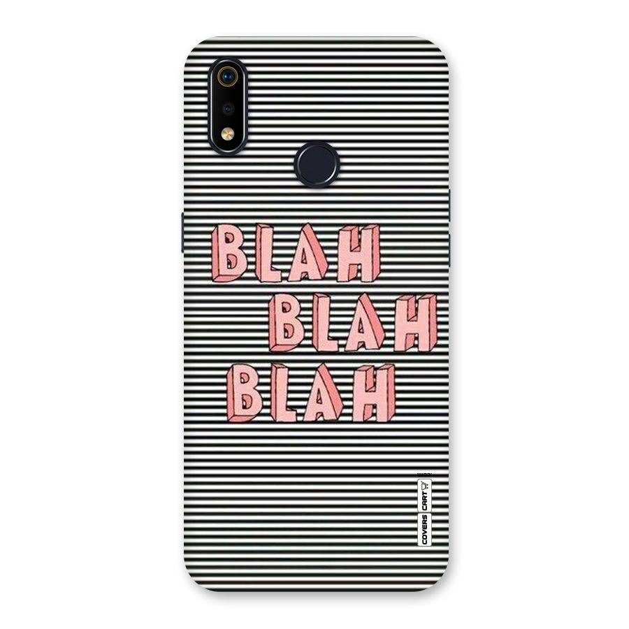 Blah Stripes Back Case for Realme 3i