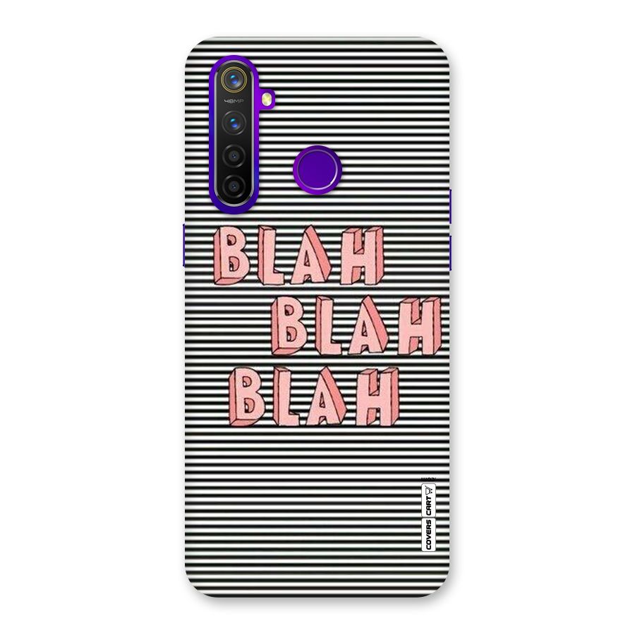 Blah Stripes Back Case for Realme 5 Pro