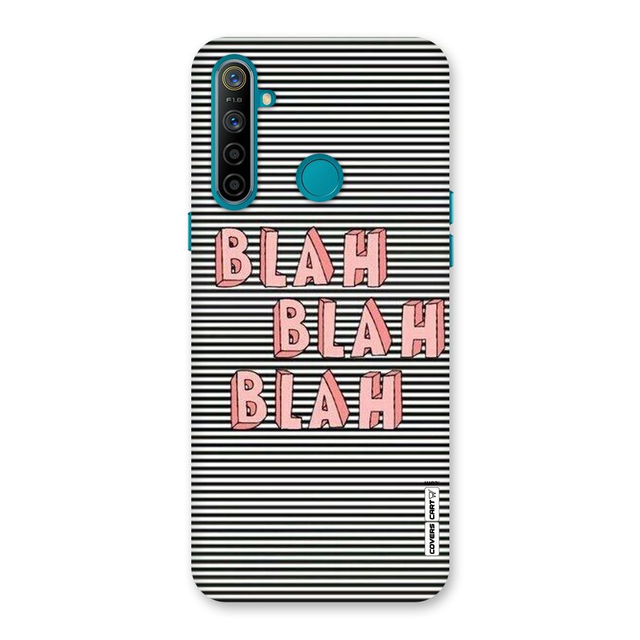 Blah Stripes Back Case for Realme 5i