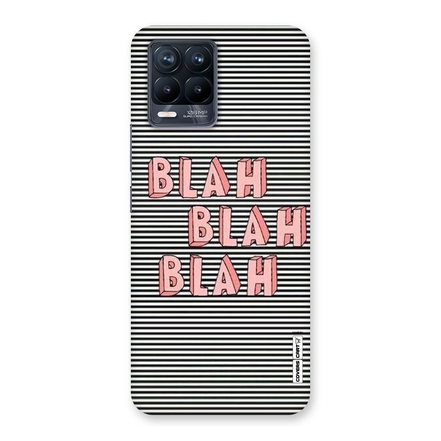 Blah Stripes Back Case for Realme 8 Pro