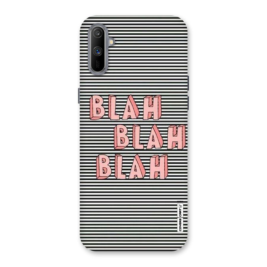 Blah Stripes Back Case for Realme C3