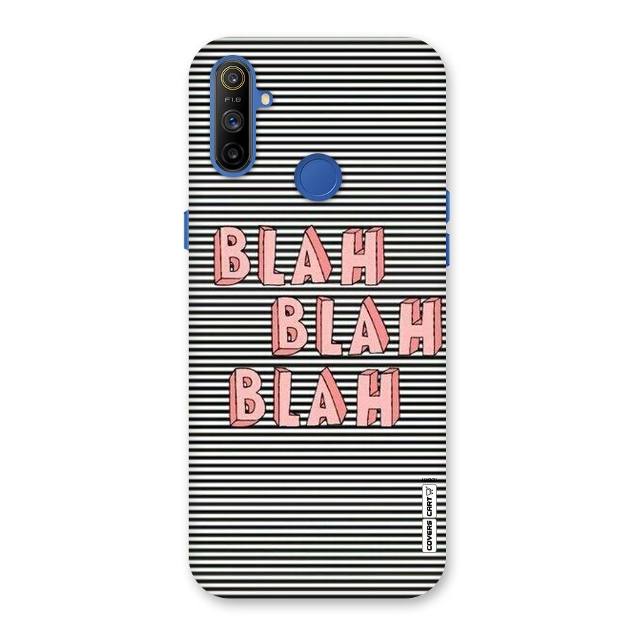 Blah Stripes Back Case for Realme Narzo 10A