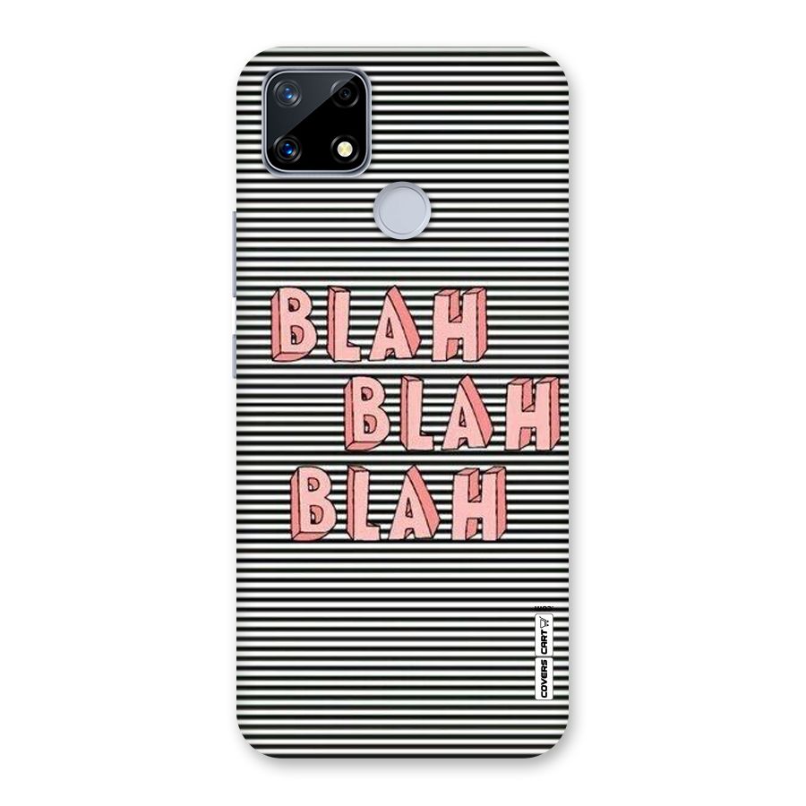 Blah Stripes Back Case for Realme Narzo 20