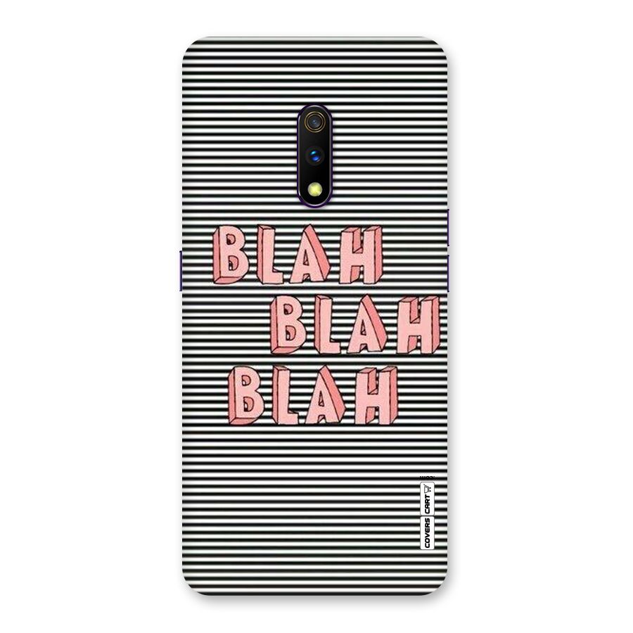 Blah Stripes Back Case for Realme X