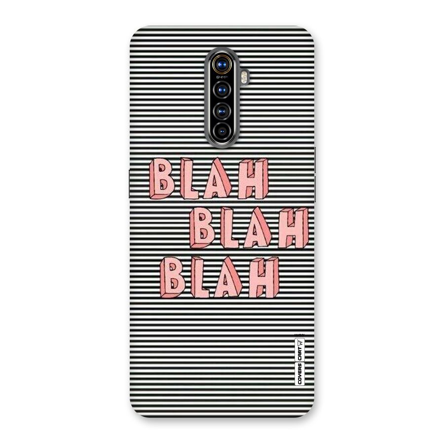 Blah Stripes Back Case for Realme X2 Pro