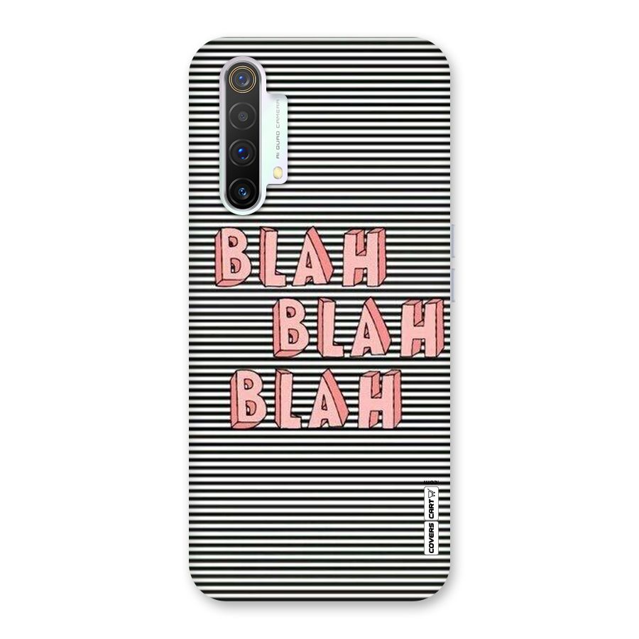 Blah Stripes Back Case for Realme X3 SuperZoom
