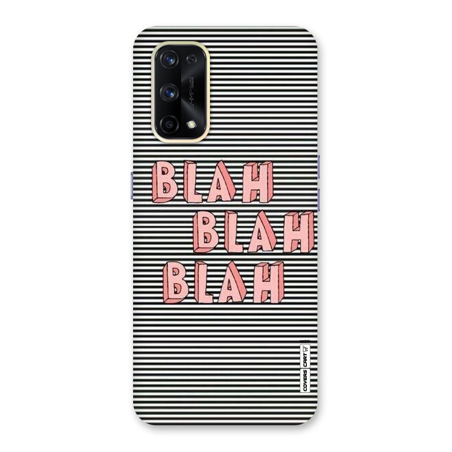 Blah Stripes Glass Back Case for Realme X7 Pro