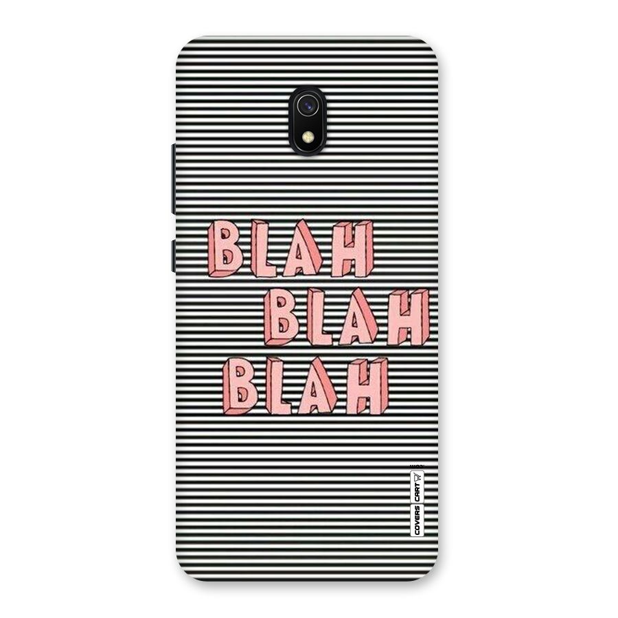 Blah Stripes Back Case for Redmi 8A