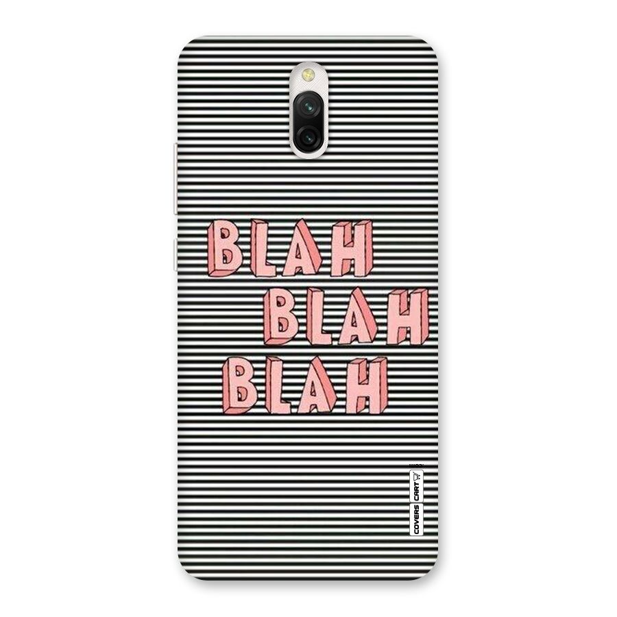 Blah Stripes Back Case for Redmi 8A Dual