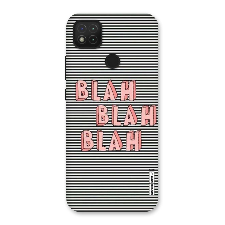Blah Stripes Back Case for Redmi 9