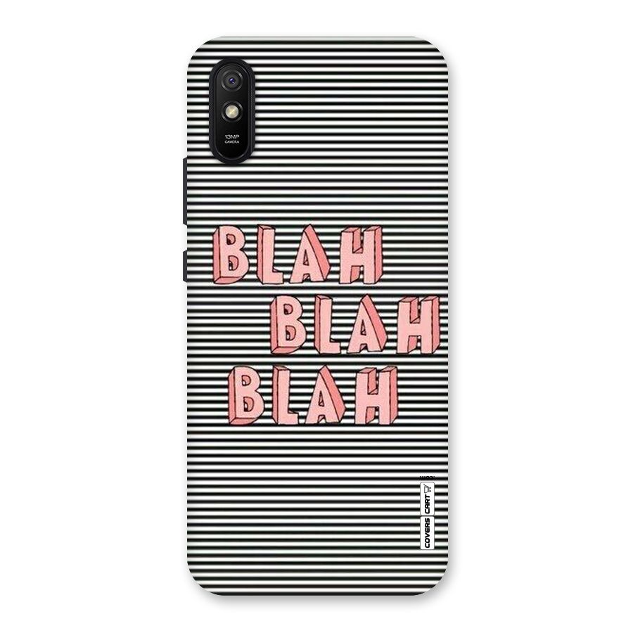 Blah Stripes Back Case for Redmi 9A