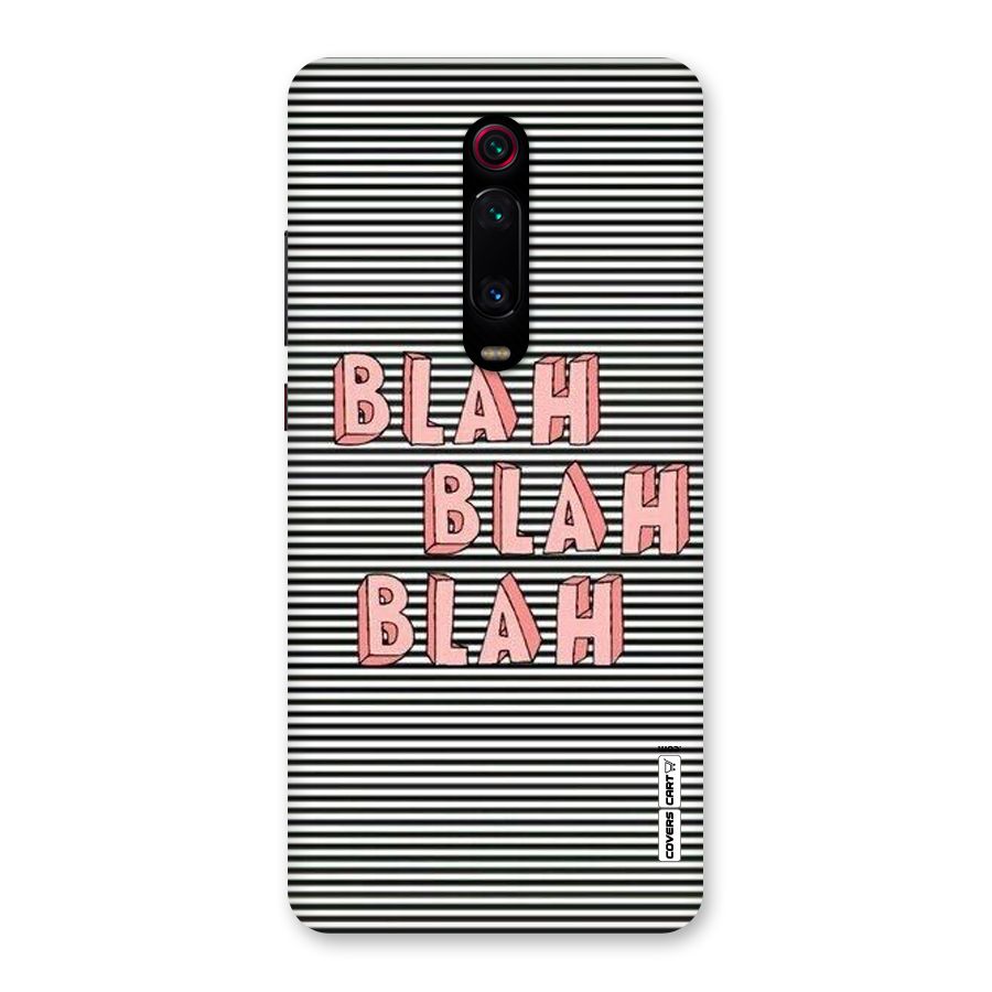 Blah Stripes Back Case for Redmi K20