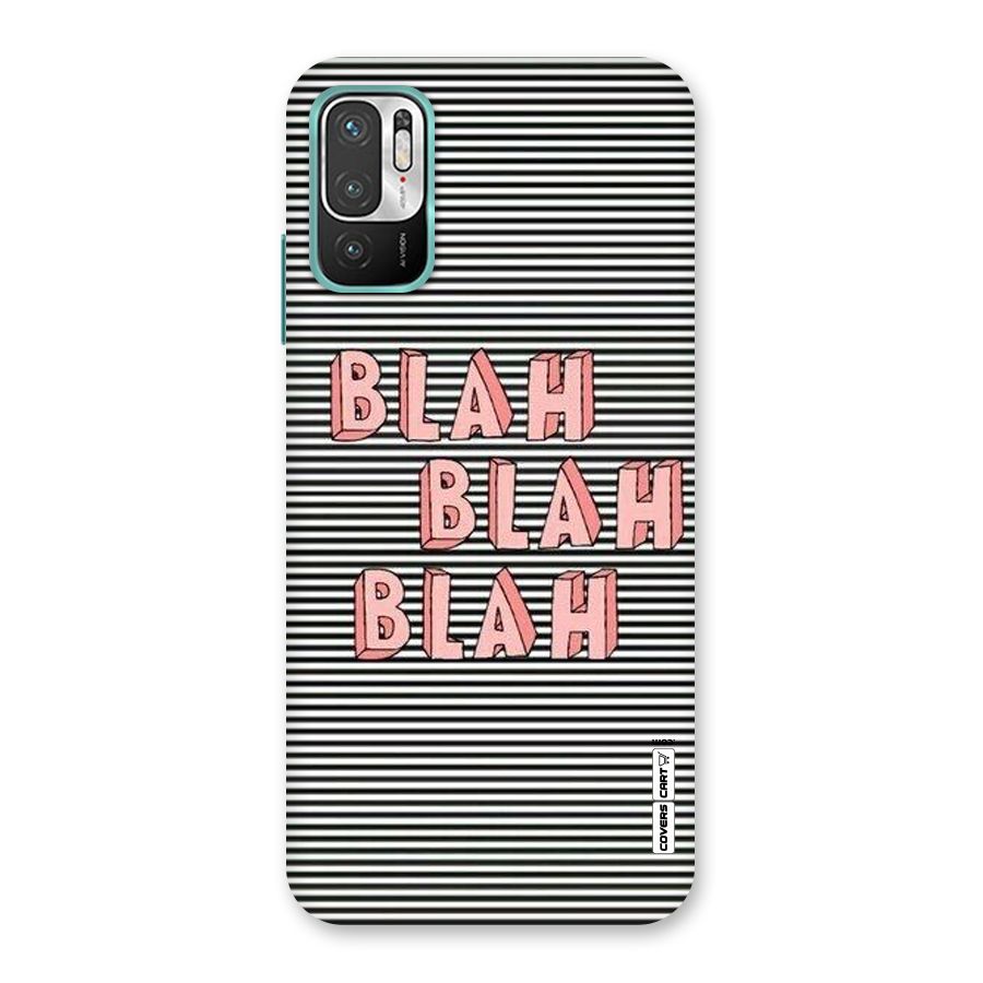 Blah Stripes Back Case for Redmi Note 10T 5G