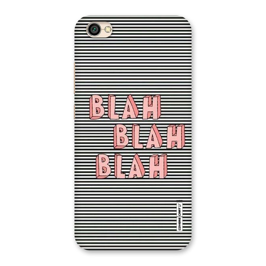 Blah Stripes Back Case for Redmi Y1 Lite
