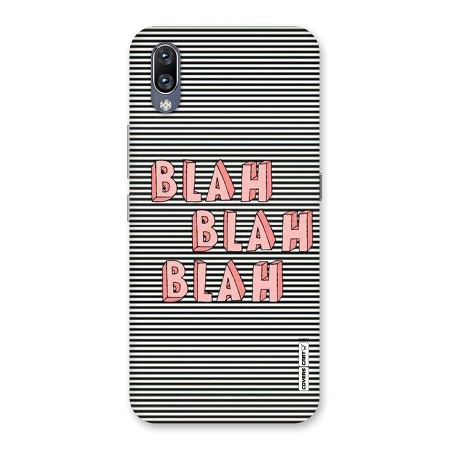 Blah Stripes Back Case for Vivo NEX