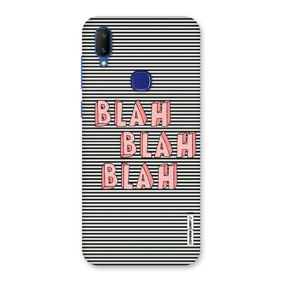 Blah Stripes Back Case for Vivo V11