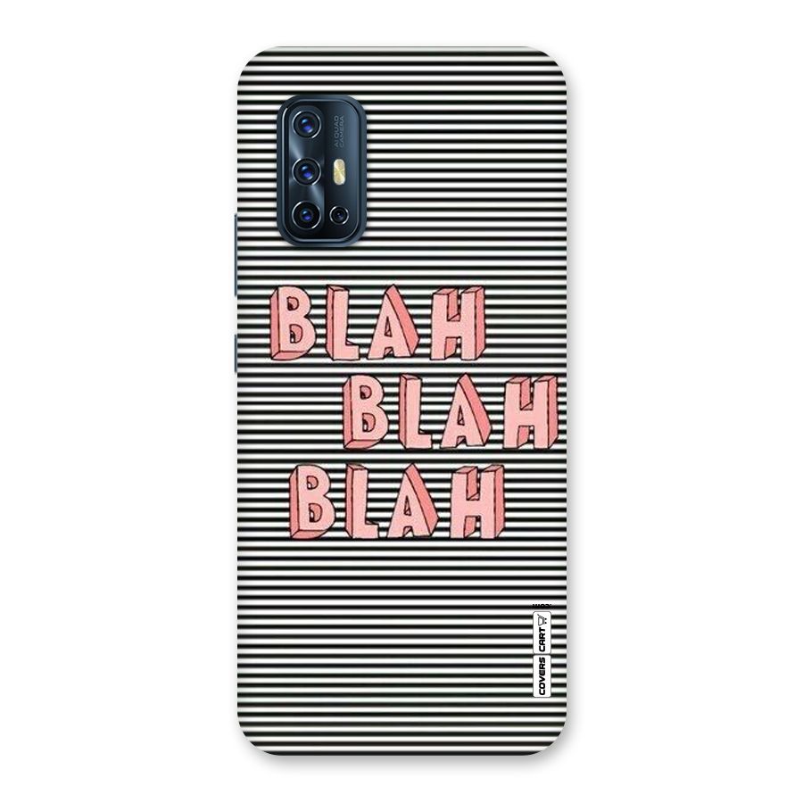 Blah Stripes Back Case for Vivo V17