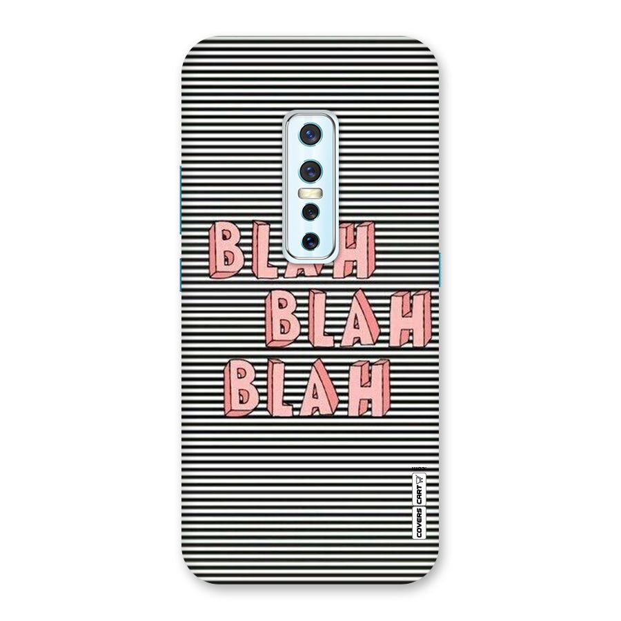 Blah Stripes Back Case for Vivo V17 Pro