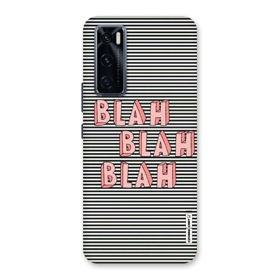 Blah Stripes Back Case for Vivo V20 SE