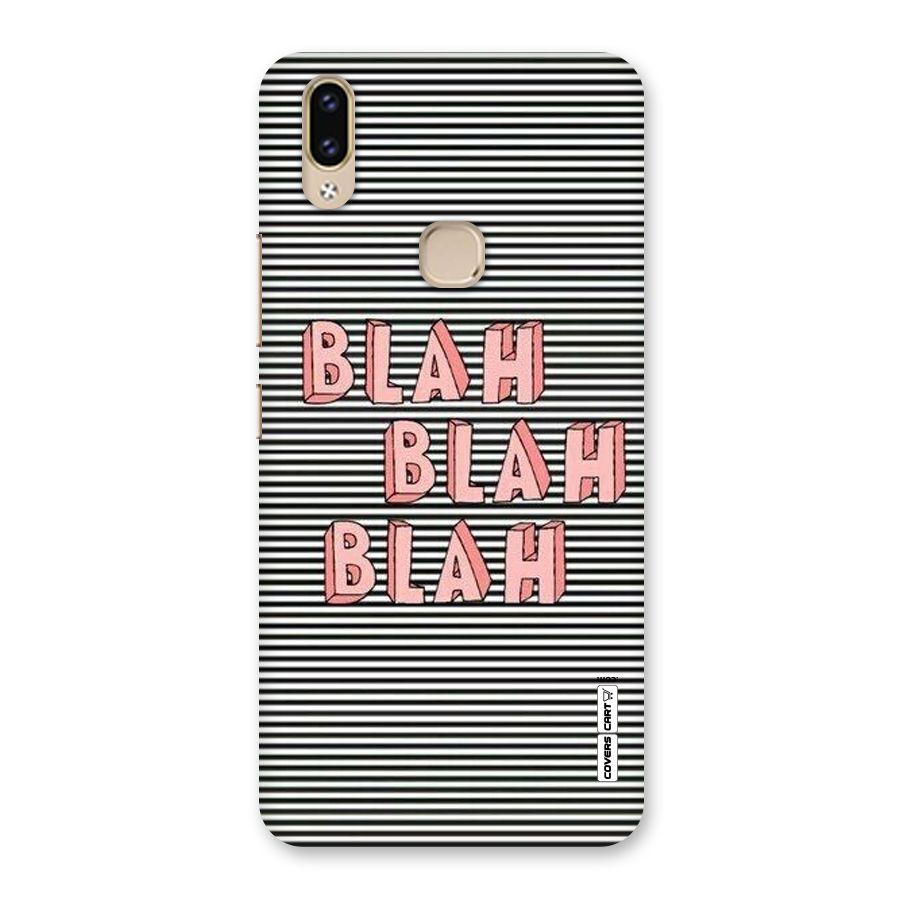 Blah Stripes Back Case for Vivo V9 Youth