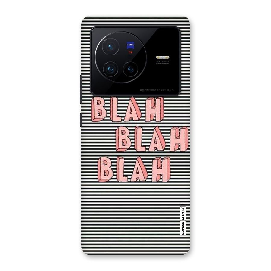 Blah Stripes Back Case for Vivo X80