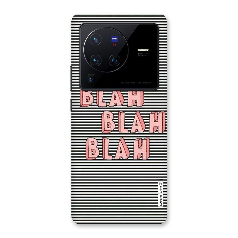 Blah Stripes Back Case for Vivo X80 Pro