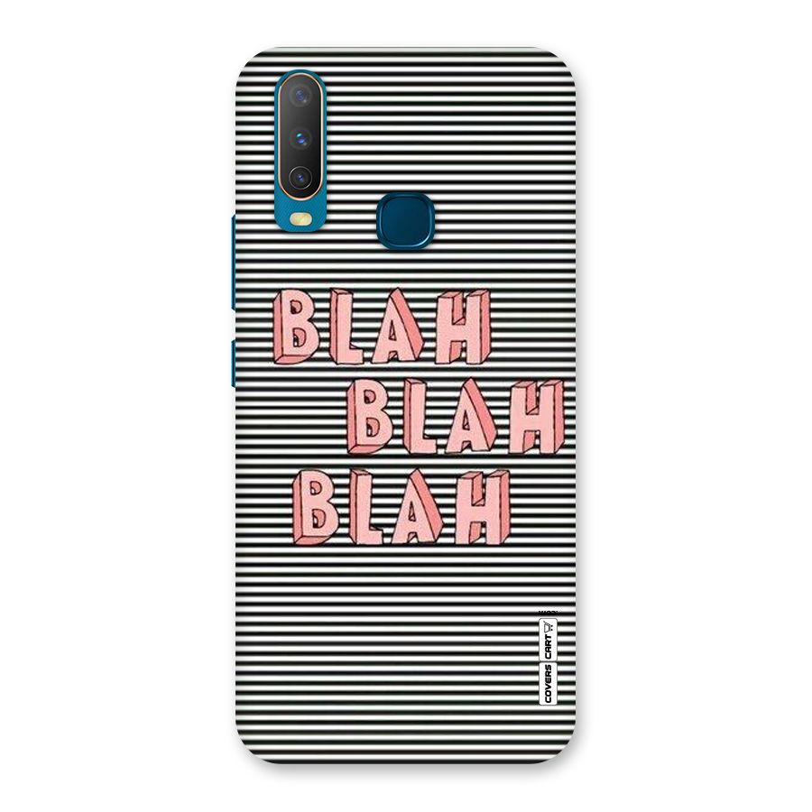Blah Stripes Back Case for Vivo Y17