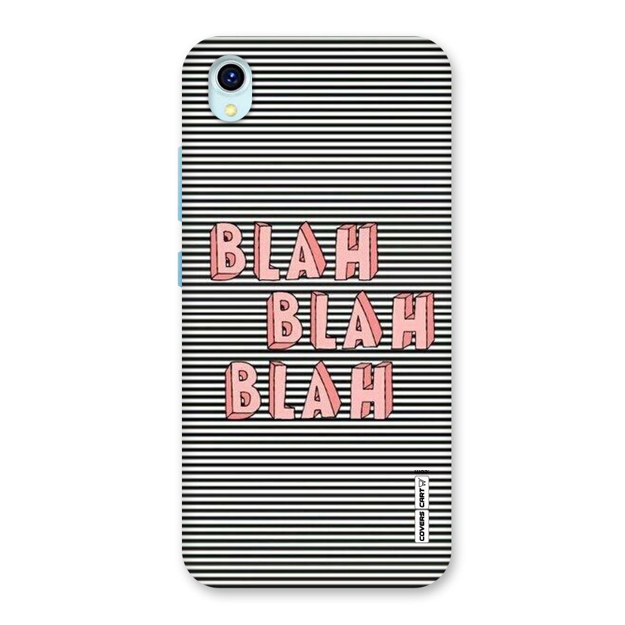 Blah Stripes Back Case for Vivo Y1s