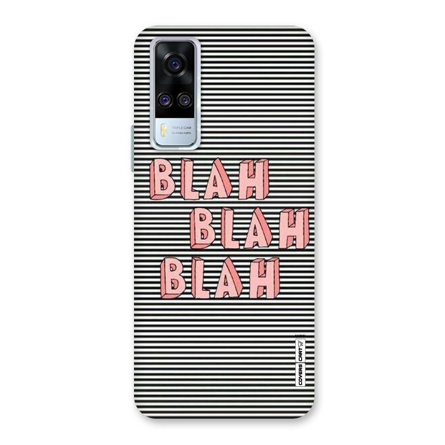 Blah Stripes Back Case for Vivo Y31