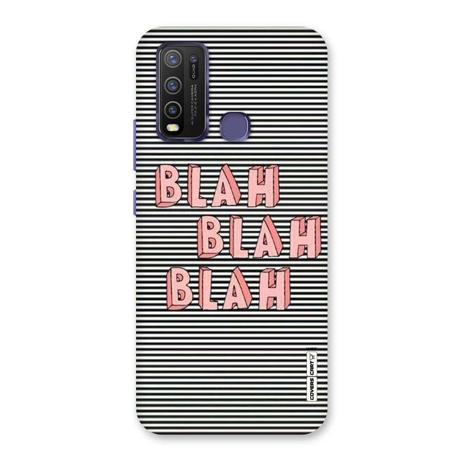 Blah Stripes Back Case for Vivo Y50