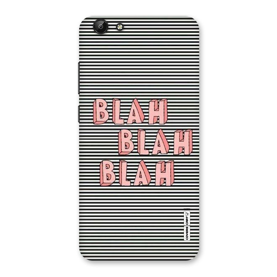 Blah Stripes Back Case for Vivo Y69